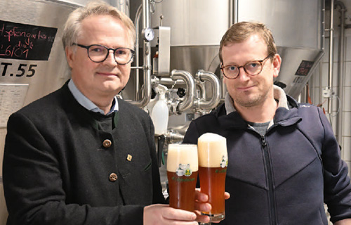 Das Festbier kommt aus der Schlossbrauerei Eichhofen